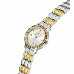 Guess Damen Armbanduhr Hayley gold, silber 30 mm GW0612L2