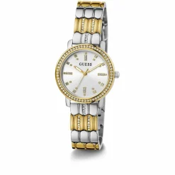 Guess Damen Armbanduhr Hayley gold, silber 30 mm GW0612L2