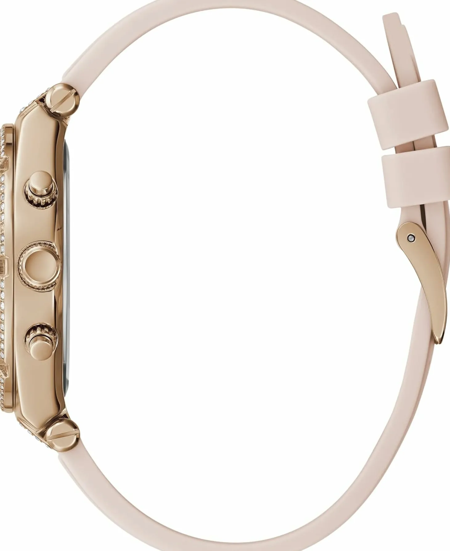 Guess Damen Armbanduhr Heiress rose gold tone GW0407L3