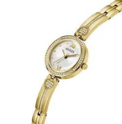 Guess Damen Armbanduhr LOVEY gold 27 mm GW0655L2