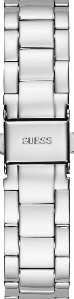 Guess Damen Armbanduhr Luna, Day/Date silber 36 mm GW0308L1