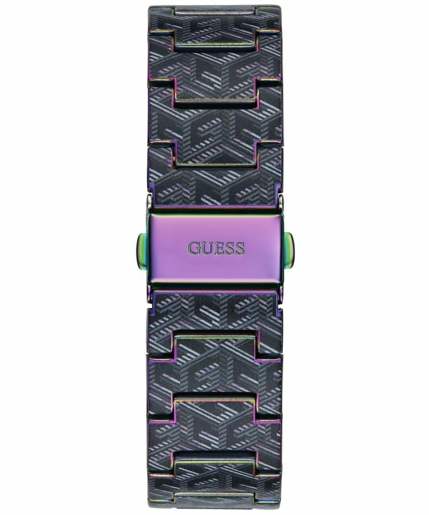 Guess Damen Armbanduhr Misfit, schwarz, pink 38 mm GW0597L2