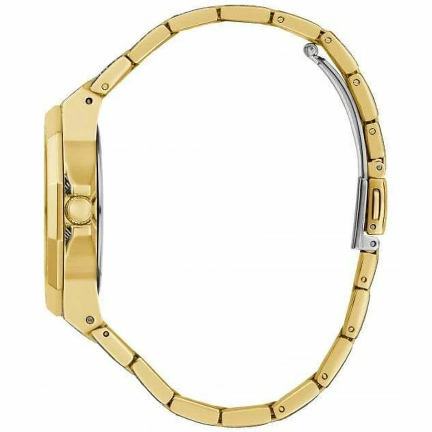 Guess Damen Armbanduhr Misfit, schwarz, gold 38 mm GW0597L1