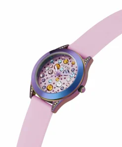 Guess Damen Armbanduhr MINI WONDERLUST rosa, blau 34 mm GW0678L3