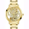 Guess Damen Armbanduhr Quatro clear gold 36 mm GW0300L2
