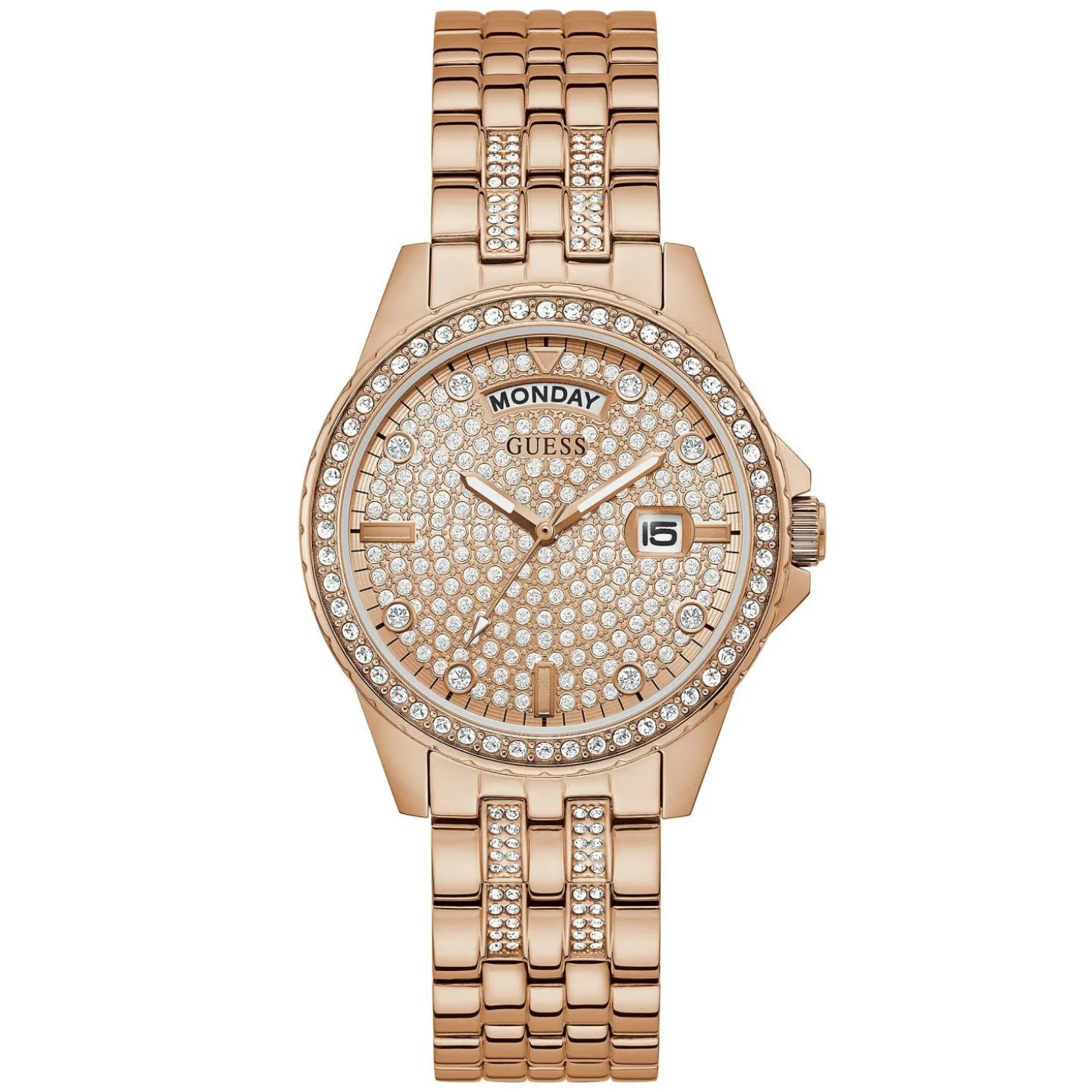 Guess Damen Armbanduhr Roségold COMET GW0254L3