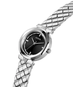 Guess Damen Armbanduhr Rumour silber, schwarz 34 mm GW0613L1