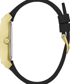 Guess Damen Armbanduhr schwarz golden Armband GW0105L2