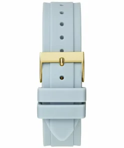 Guess Damen Armbanduhr SELENE Multifunktion hellblau, gold 39 mm GW0695L1