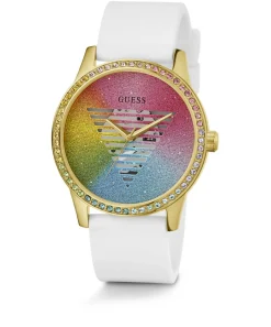Guess Damen Armbanduhr Silicon 40 mm Rainbow GW0589L1