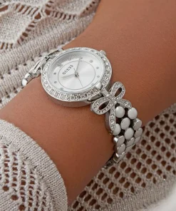 Guess Damen Armbanduhr silber GB RIBBON GW0838L1