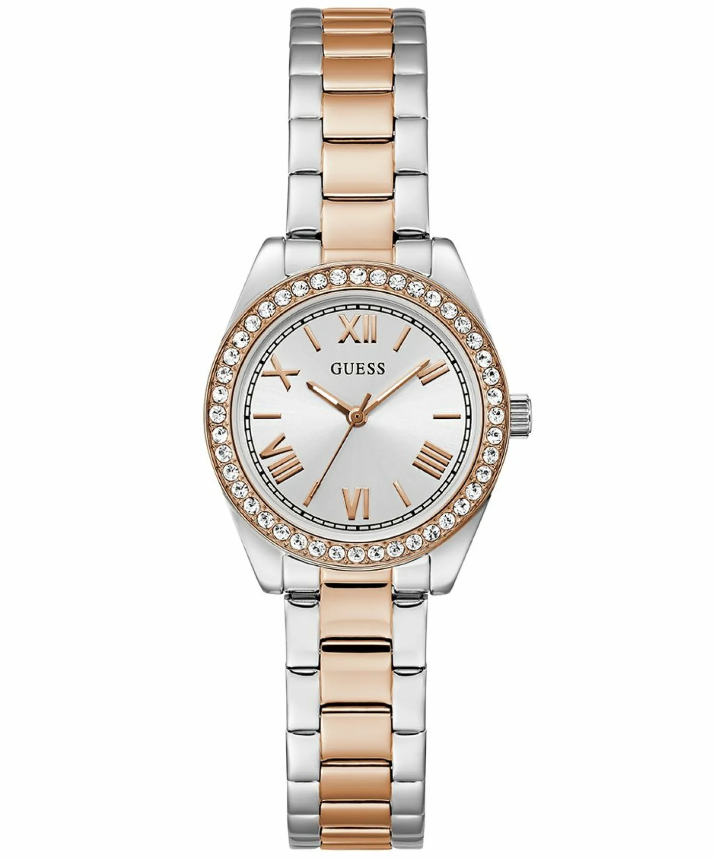 Guess Damen Armbanduhr 2-Tone GD MINI LUNA GW0841L3