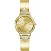 Guess Damen Armbanduhr Tri Luxe goldfarben GW0474L2