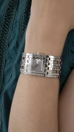 Guess Damen Armbanduhr WATERFALL silber 22 mm GW0441L1