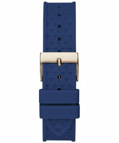 Guess Damen Armbanduhr ZEST Multifunktion blau, roségold 39 mm GW0694L4
