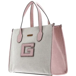 Guess Damen Handtasche G Status Tote Natural / Light Rose HWWK9198220NLR