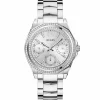 Guess Damen Multifunkion Armbanduhr RITZY silber 36 mm GW0685L1