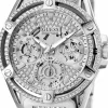 Guess Damen Multifunkion Armbanduhr Queen silber 40 mm GW0464L1