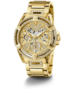 Guess Damen Multifunkion Armbanduhr Queen gold 40 mm GW0464L2