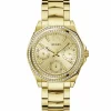Guess Damen Multifunkion Armbanduhr RITZY gold 36 mm GW0685L2