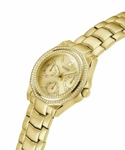 Guess Damen Multifunkion Armbanduhr RITZY gold 36 mm GW0685L2