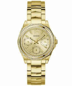 Guess Damen Multifunkion Armbanduhr RITZY gold 36 mm GW0685L2