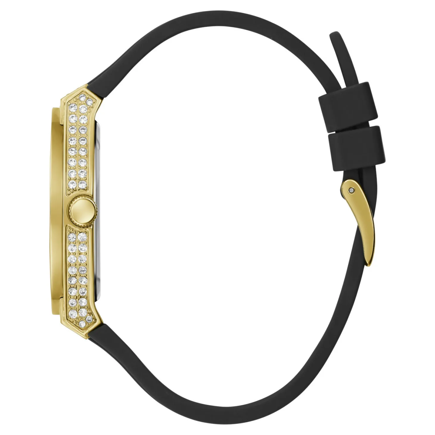 Guess Damen Multifunktionsuhr Princess schwarz/goldfarben GW0439L2 39 mm