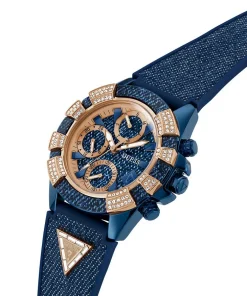 GUESS Damen Multifunktionsuhr ICONIC 40TH GW0813L1 Blau