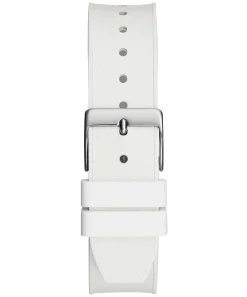 GUESS Damen Multifunktionsuhr 40th Anniversary Special Edition Weiß Silber GW0814L2