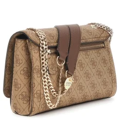 Guess Damen Umhängetasche Noelle Logo Mini Braun HWBG7879790LGW