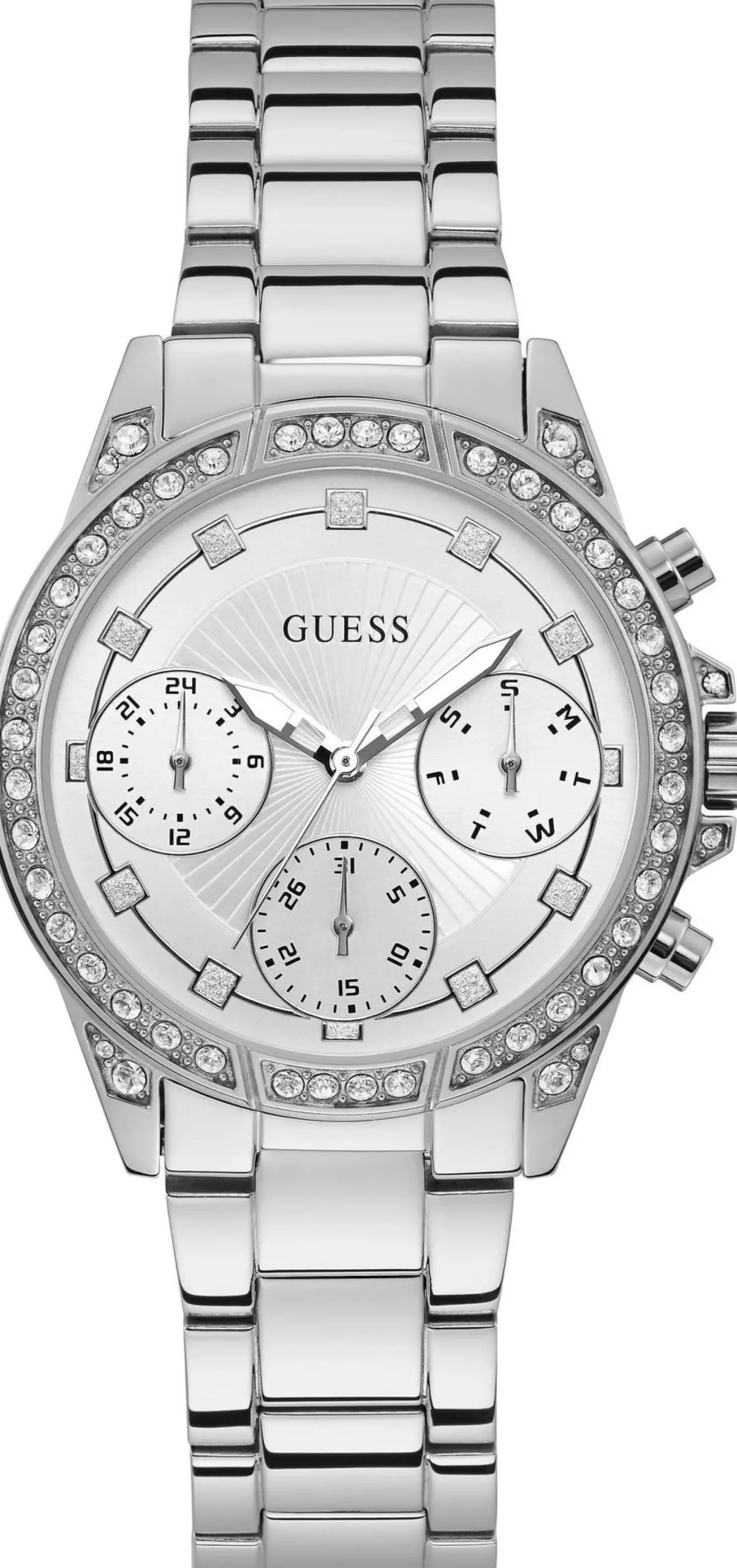 Guess Darmen Armbanuhr Gemini silber W1293L1