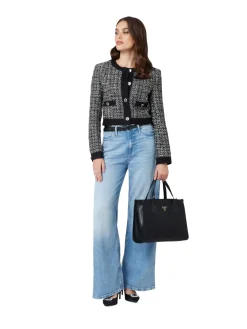 Guess Handtasche Damen Cordelia Schwarz HWWW8665220-BLA