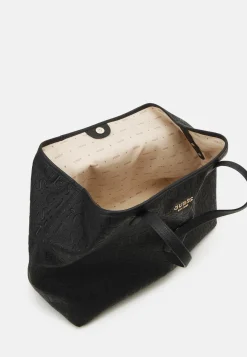 GUESS Handtasche Damen Vikky II Large 2 in 1 Tote Schwarz HWBG9318290‑BLA
