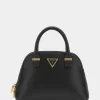 GUESS Handtasche Unisex Lassie Girlfriend Dome Satchel Schwarz HWVA9231050‑BLA