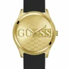 Guess Herren Armbanduhr REPUTATION schwarz, gold 44 mm GW0726G2