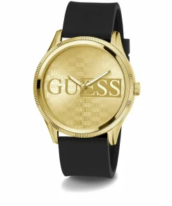 Guess Herren Armbanduhr REPUTATION schwarz, gold 44 mm GW0726G2