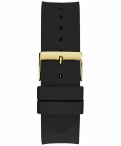 Guess Herren Armbanduhr REPUTATION schwarz, gold 44 mm GW0726G2