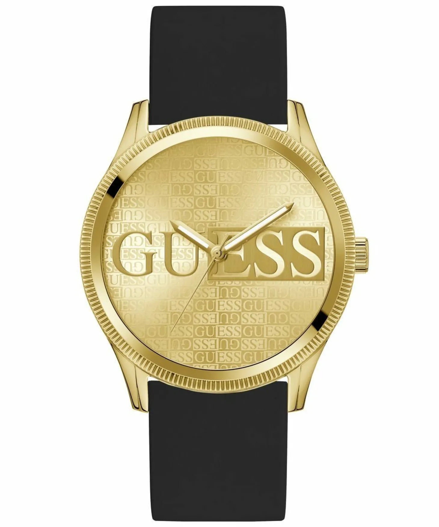 Guess Herren Armbanduhr REPUTATION schwarz, gold 44 mm GW0726G2