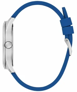 Guess Herren Armbanduhr REPUTATION blau, silber 44 mm GW0726G1