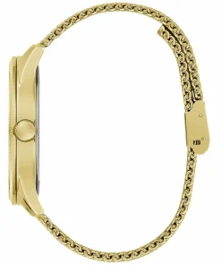 Guess Herren Armbanduhr REPUTATION gold, schwarz 44 mm GW0710G2