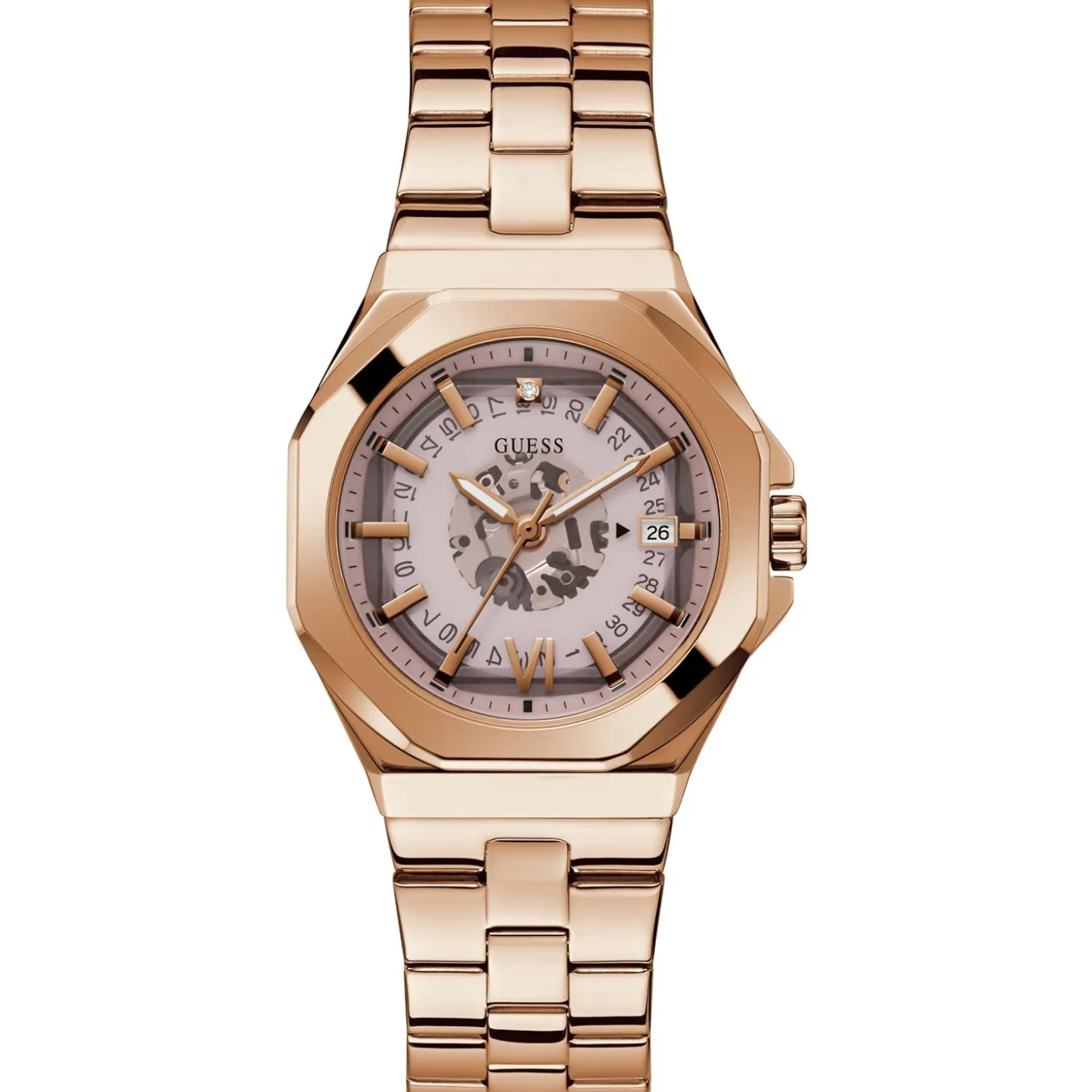 Guess Herren Armbanduhr 42 mm Armband Edelstahl GW0551L3