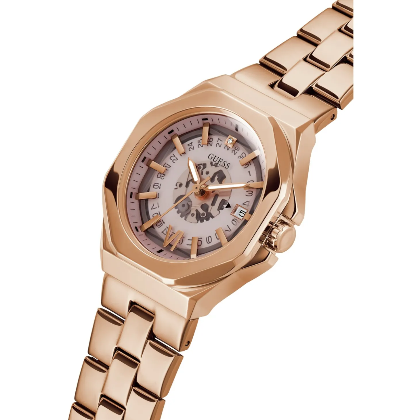 Guess Herren Armbanduhr 42 mm Armband Edelstahl GW0551L3