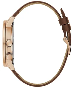 Guess Herren Armbanduhr 44 mm Armband Leder GW0540G4