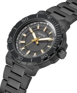 Guess Herren Armbanduhr Active Life Track schwarz 44 mm GW0426G3