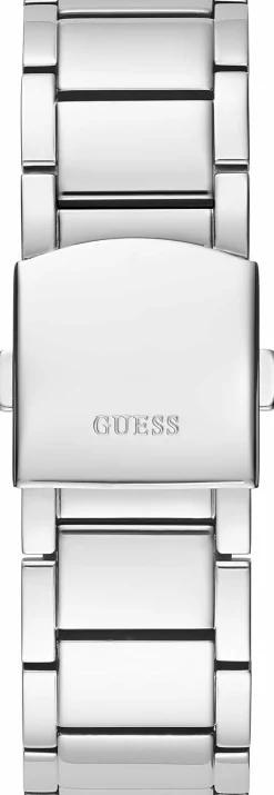 Guess Herren Armbanduhr Big Reveal Armband Edelstahl silber GW0323G1