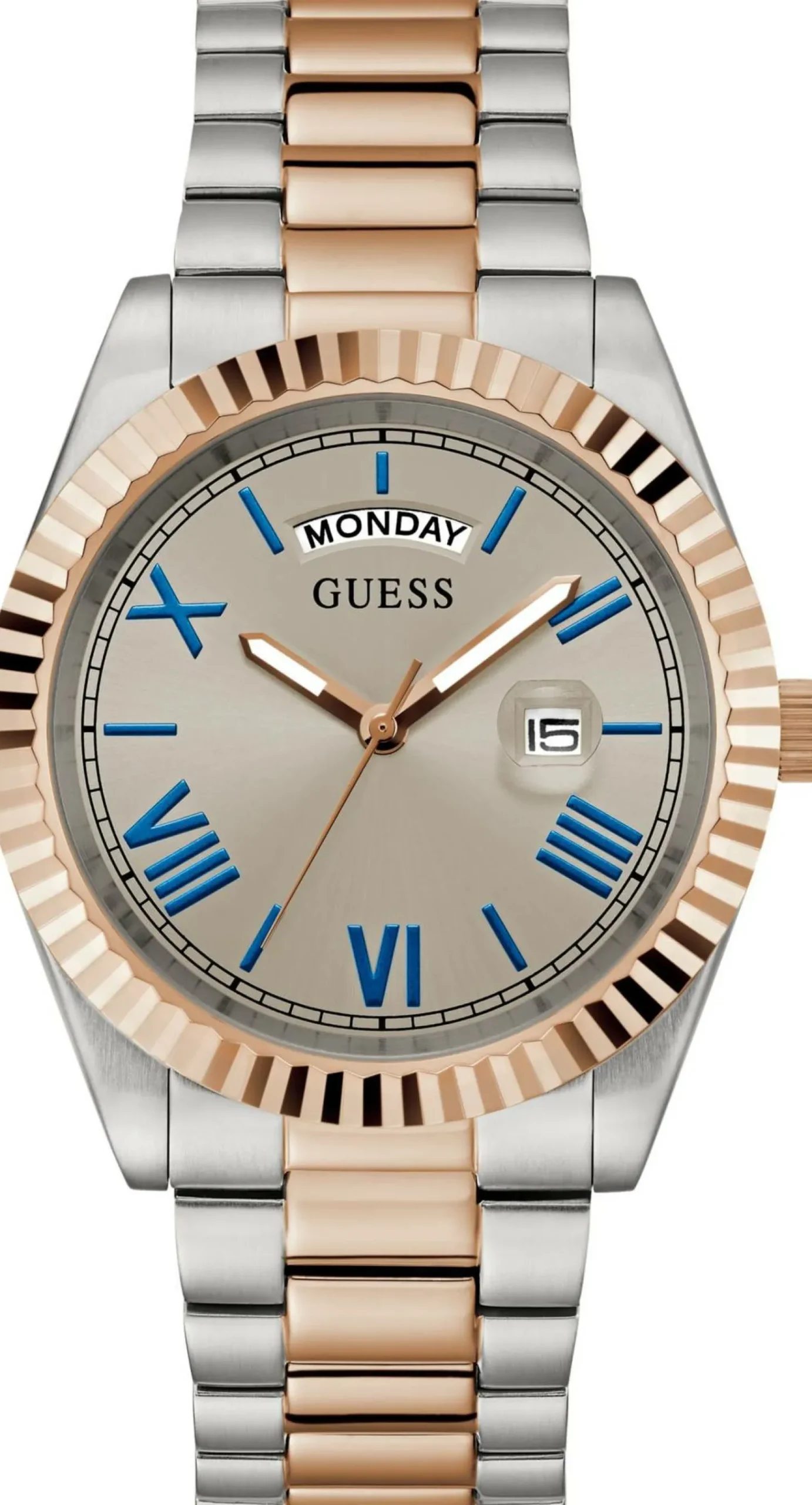 Guess Herren Armbanduhr bicolor GD CONNOISSEUR GW0265G13