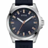 Guess Herren Armbanduhr Champ 44 mm navy, silber GW0639G1