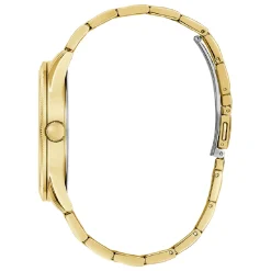 Guess Herren Armbanduhr Dex 44 mm gold, grün GW0626G2