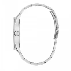 Guess Herren Armbanduhr Dex 44 mm silber, blau GW0626G1