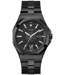 Guess Herren Armbanduhr Emperor 42 mm Armband Edelstahl GW0573G3